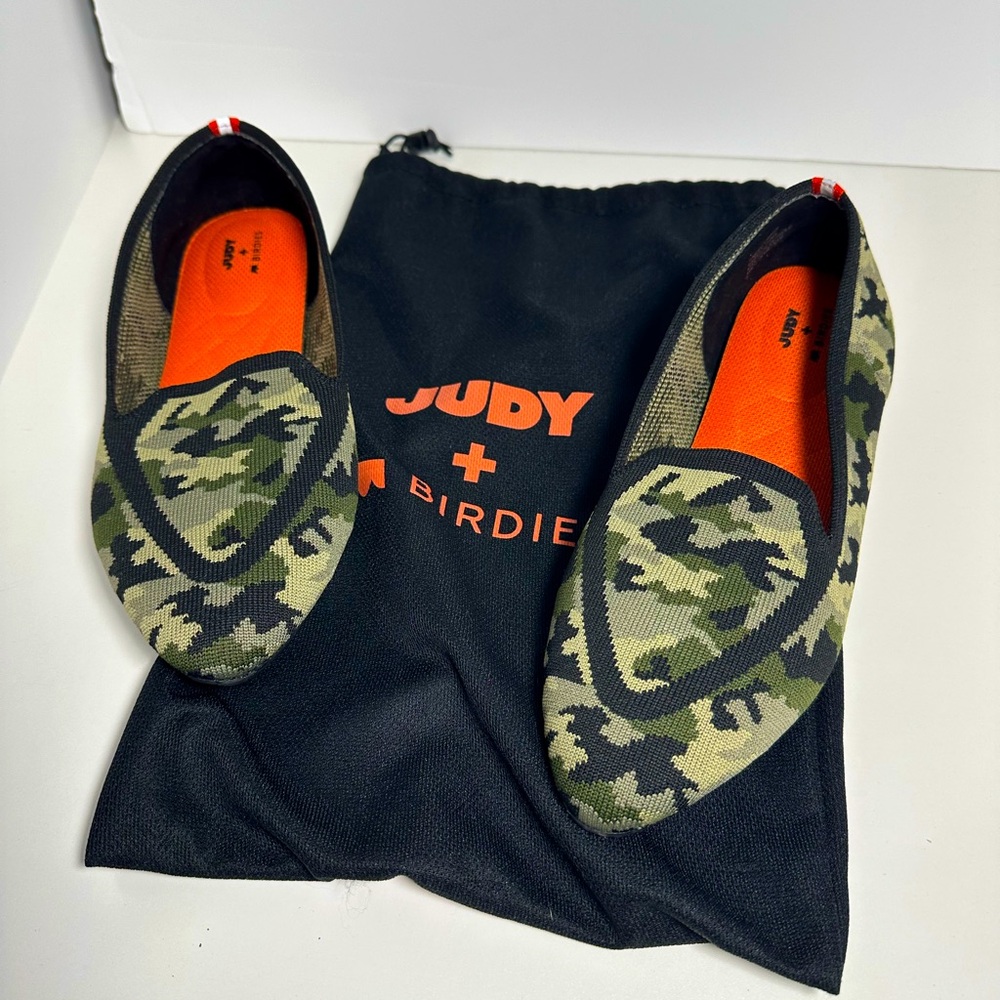 Judy + Birdies Blackbird Camo flats